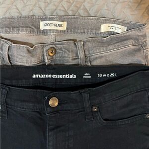 2 Pairs men’s jeans (Goodthreads/Amazon)